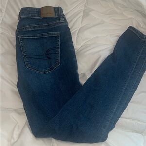 American Eagle High Rise Jeggings 4 Long